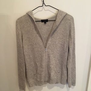 Charter Club Cashmere Luxury Full Zip Hoodie